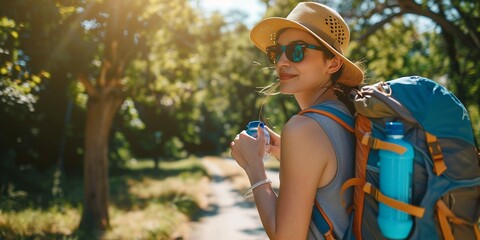 Wall Mural - Adventure with Sun Safety