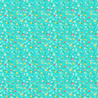 Seamless colorful blobs wrapping paper pattern background