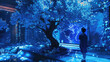 © RocknRoller Studios - Futuristic Growth Concept with Blossoming Tree in a Sci-Fi Environment.