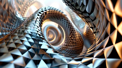 Aufkleber - constructing abstract forms using binary code ai generated illustration