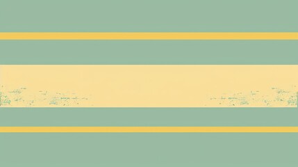Fototapete - Craft a funky design with two horizontal bars in mustard yellow and seafoam green perfect for text  AI generated illustration