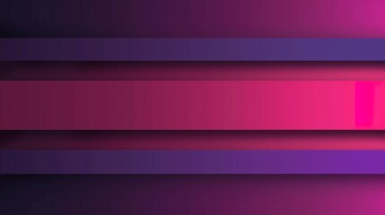 Leinwandbilder - Craft a minimalist design with two horizontal bars in pink and purple suitable for adding text  AI generated illustration