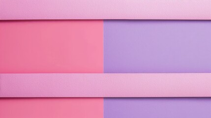 Leinwandbilder - Craft a minimalist design with two horizontal bars in pink and purple suitable for adding text  AI generated illustration