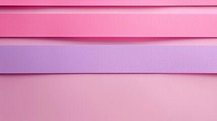 Leinwandbilder - Craft a minimalist design with two horizontal bars in pink and purple suitable for adding text  AI generated illustration