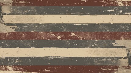 Poster - Design a vintage-style graphic with two horizontal bars in brown and gray perfect for text information  AI generated illustration