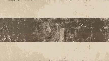 Poster - Design a vintage-style graphic with two horizontal bars in brown and gray perfect for text information  AI generated illustration