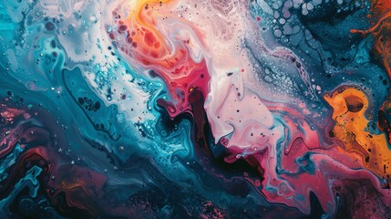 Poster - embracing the fluidity of digital mediums ai generated illustration