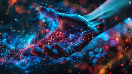 Aufkleber - Embracing the imperfections of digital creation  AI generated illustration