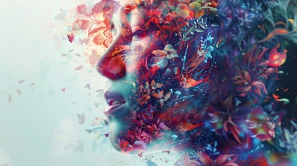 Aufkleber - Embracing the impermanence of digital art  AI generated illustration