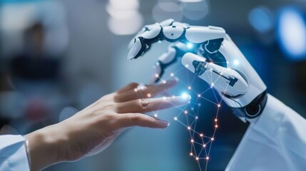 Aufkleber - Enhancing surgical procedures through robotics and AI  AI generated illustration