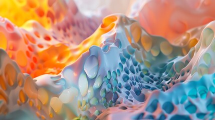 Poster - experimenting with generative art and procedural generation ai generated illustration
