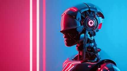 Aufkleber - Exploring the relationship between humans and AI in art creation  AI generated illustration