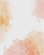 Pink and orange soft abstarsct watercolor background.