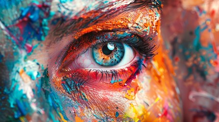 Aufkleber - Harnessing the power of machine learning for artistic purposes  AI generated illustration