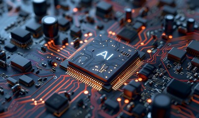 Poster - Innovative AI Machine Learning Integration Enhancing Tech and Electronics with AI Processor 