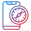 Vector Design Compass App Icon Style