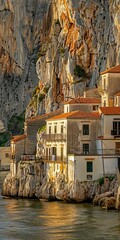 Sticker - view of the town of kotor