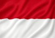 © Wirestock - Indonesia Flag background. AI Generative