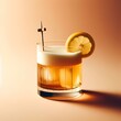 AI generated illustration of whiskey sour