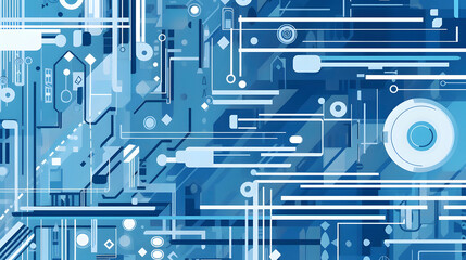 Technology blue computer machine pattern abstract graphic poster web page PPT background