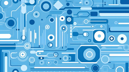 Technology blue computer machine pattern abstract graphic poster web page PPT background