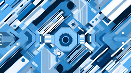 Technology blue computer machine pattern abstract graphic poster web page PPT background