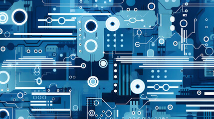 Technology blue computer machine pattern abstract graphic poster web page PPT background