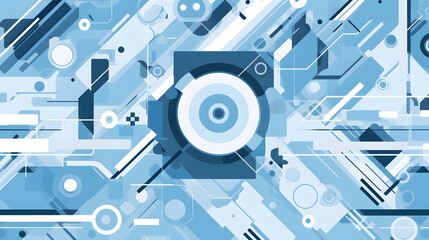 Technology blue computer machine pattern abstract graphic poster web page PPT background