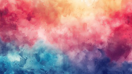 Aufkleber - Background with abstract watercolors