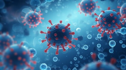 Poster - Researchers use AI to analyze data to find cures for cancer Serious atmosphere The results help researchers develop new drugs faster.