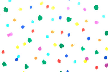 Wall Mural - Acrylic Paint Felt Pen Dots Spots and Splatters for Background