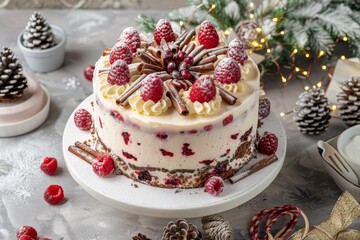 Poster - Holiday Raspberry Cake