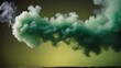 Green smoke texture. Texture and abstract art
