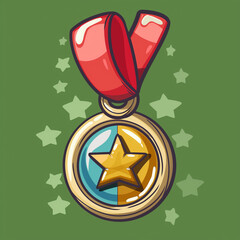 Wall Mural - Medal illustration