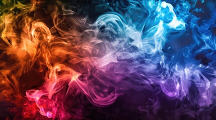 Wall Mural - Smoke abstract background.