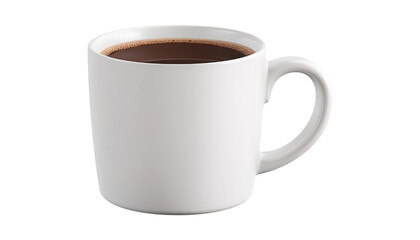 cup of coffee isolated on transparent background cutout