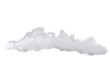 White fog, smoke, steam, cloudy isolated on transparent background, 3d rendering, png 