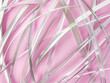 Subtle hints of shimmering silver mixed with pale pink lines, abstract , background