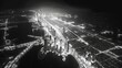 Dubai city map, monochrome images in subtle chiaroscuro style