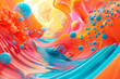 colorful bubbles background illustration