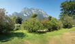 Parco dell Ora, Riva del Garda, beautiful park landscape with mountain view
