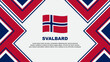 Svalbard Flag Abstract Background Design Template. Svalbard Independence Day Banner Wallpaper Vector Illustration. Svalbard Vector