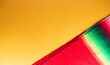 Cinco de Mayo holiday background made from mexican blanket stripes or poncho serape on yellow background.