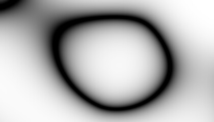 Poster - Abstract black blur thin linear abstract curved wavy circle for background, wallpaper, banner, label etc. Overlay png design