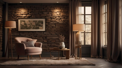 Wall Mural - interior of a room