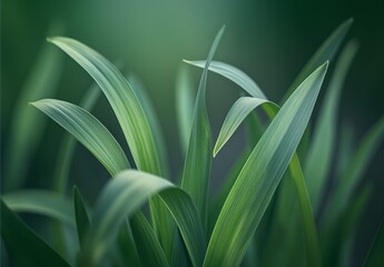 Canvas Print - Green grass background