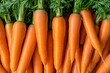 Fresh farm carrots close up frame background wallpaper