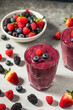 Healthy Refreshing Mixed Berry Breakfast Smoothie