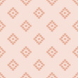 Kilim seamless pattern with pink background