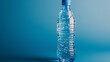 © Dmitriy - Transparent water bottle, crisp and eco-conscious, embodying hydration and portability.